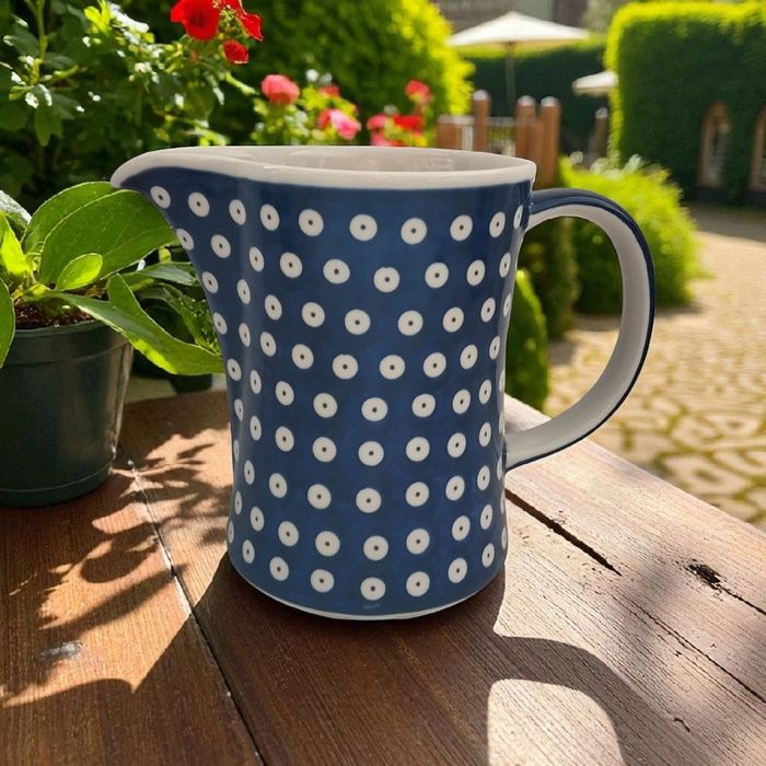 Dzbanek poj.0,9L.Gat 1.Ceramika Bolesławiecka