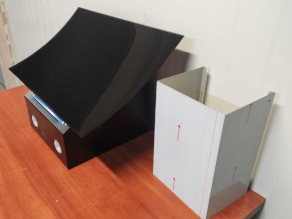 Okap kuchenny Okap VDB DC 6/01 60cm 408 m3/h Czarny OUTLET 16GA25