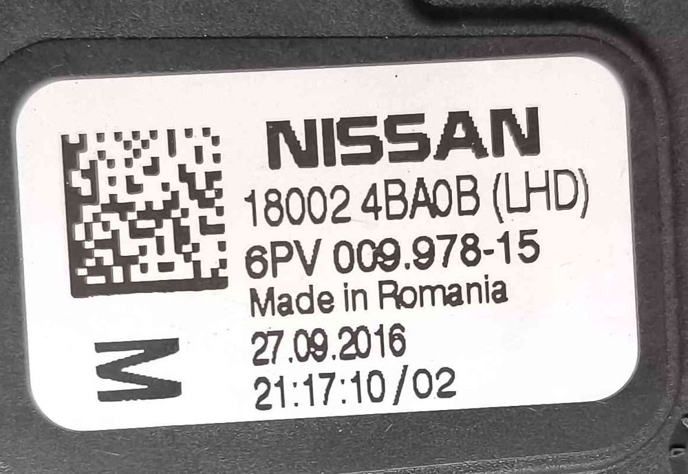 Pedal do Acelerador 180024BA0B - NISSAN QASHQAI II