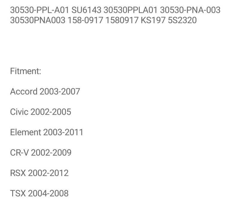 Датчик детонации Аккорд 7,Civic,CR-V,FR-V,Stream,RSX,TSX