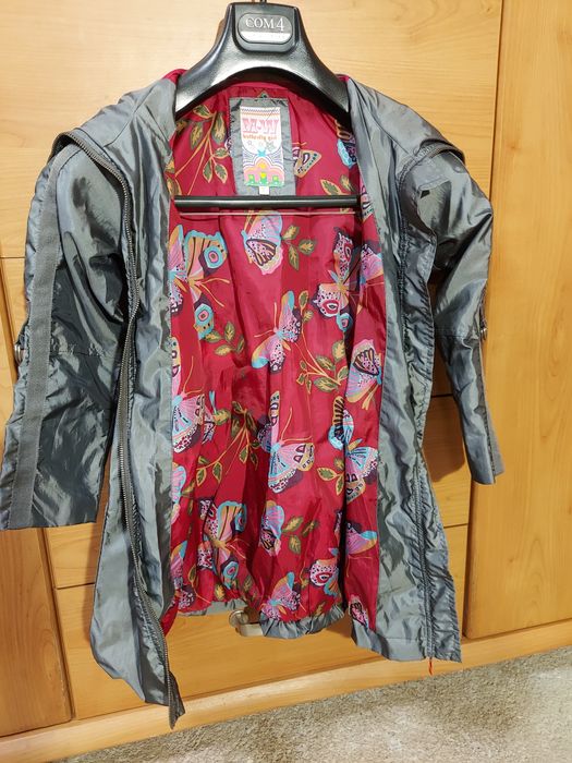 MW Butterfly Girl płaszczyk roz.128 płaszcz jesienny, Debenhams