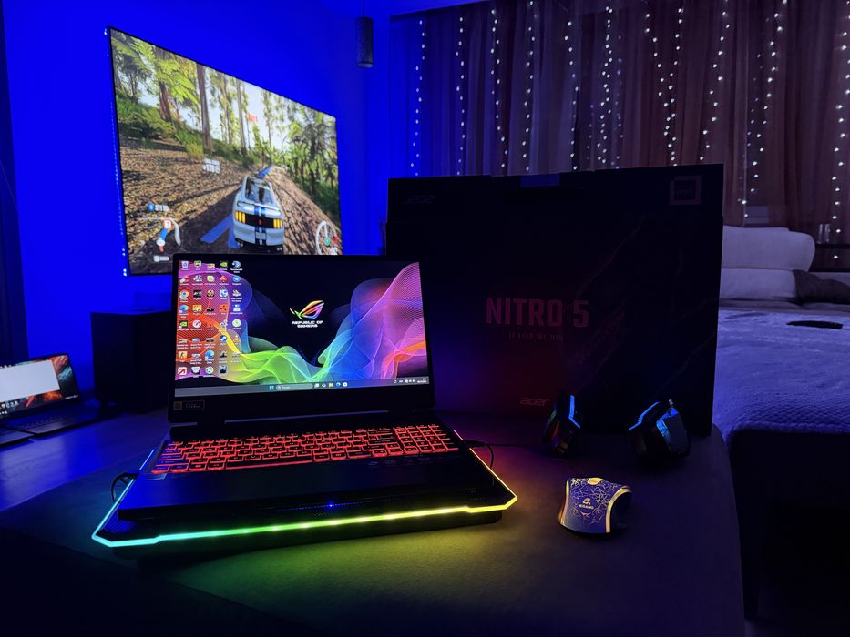 Как Новый ИГРОВОЙ Acer NITRO 2024г + Полный Комплект