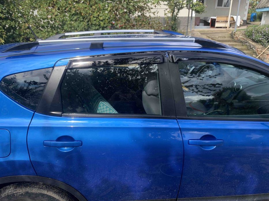 Nissan Qashqai 2010-2014 рр. Рейлінги Хром Пластикові ніжки