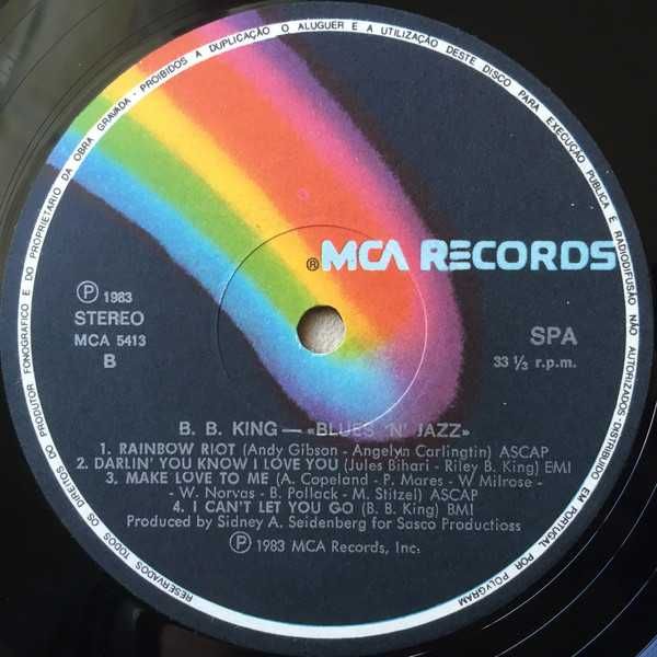 2 discos vinil - B.B. King "Blues Jazz" + Tom Jones "Help Yourself"