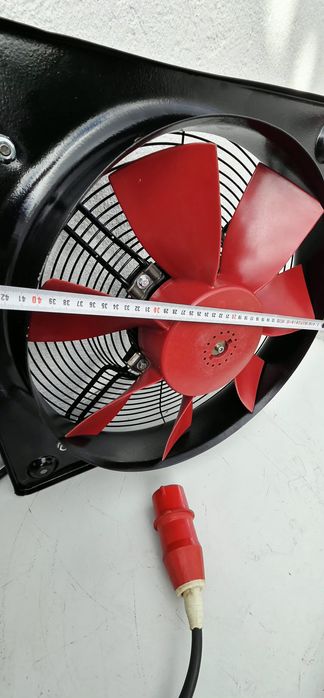Ventilador extrator 4800 m3h Ar fumos tintas de estufas de pintura