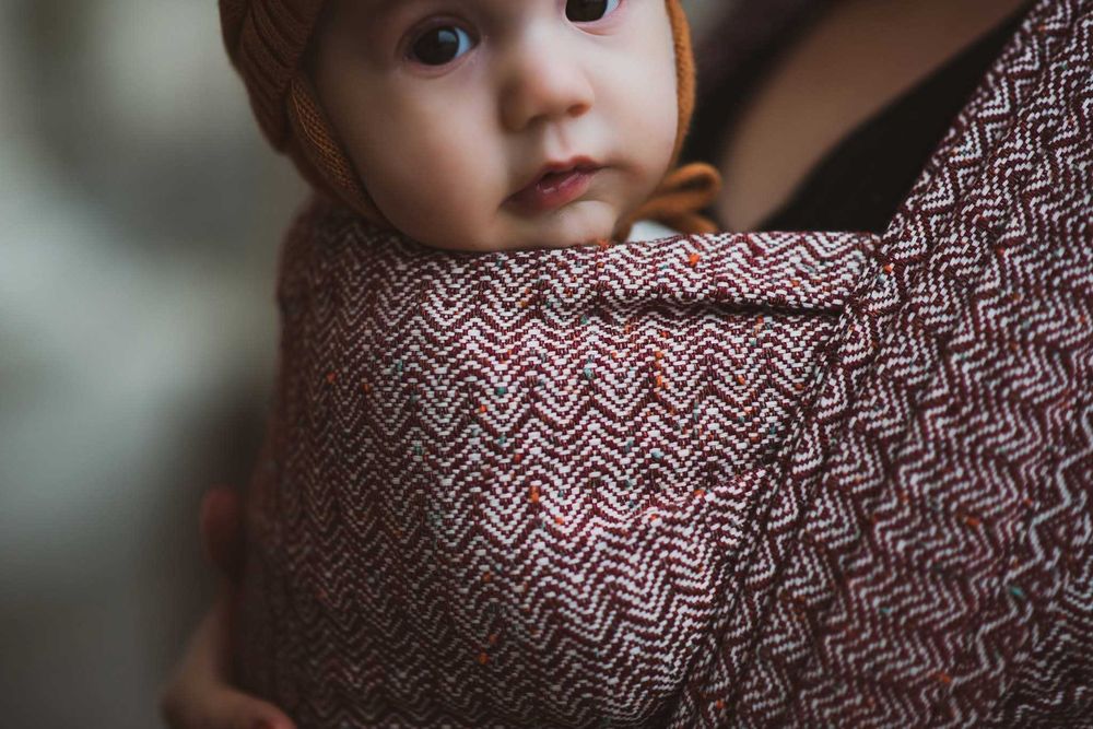 Chusta Kuukivi Cone Weave do noszenia dziecka rozmiar 5
