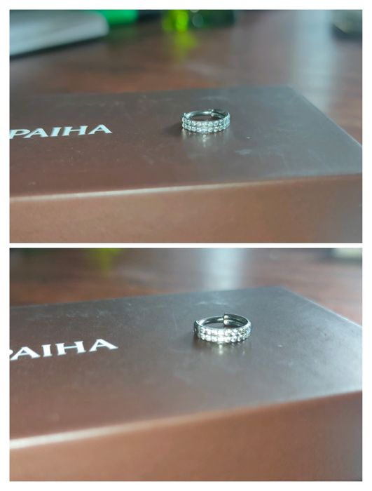 Пірсинг ТИТАН + цирконій, нові сережки