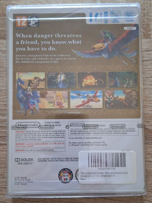The Legend of Zelda: Skyward Sword (Selado)