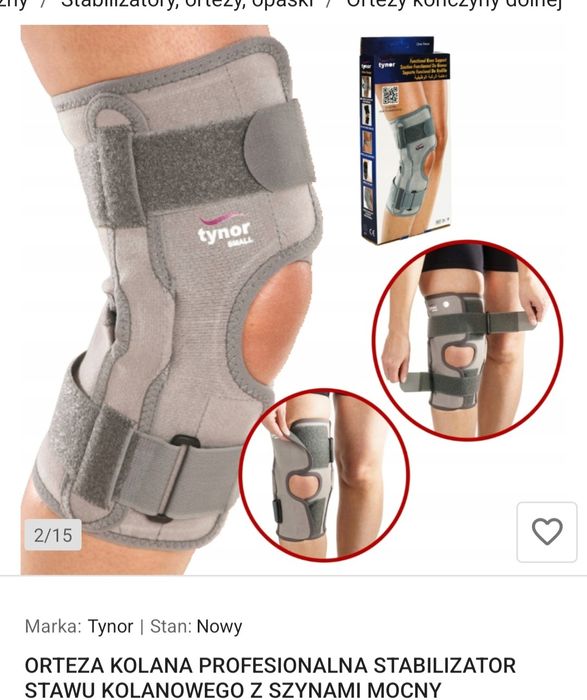 Orteza tymor rozm. M stabilizator stawu kolanowego