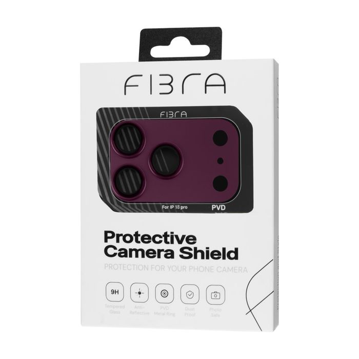 Захисне скло на камеру для iPhone 18 Pro / 18 Pro Max FIBRA PVD — преміальний захист оптики
