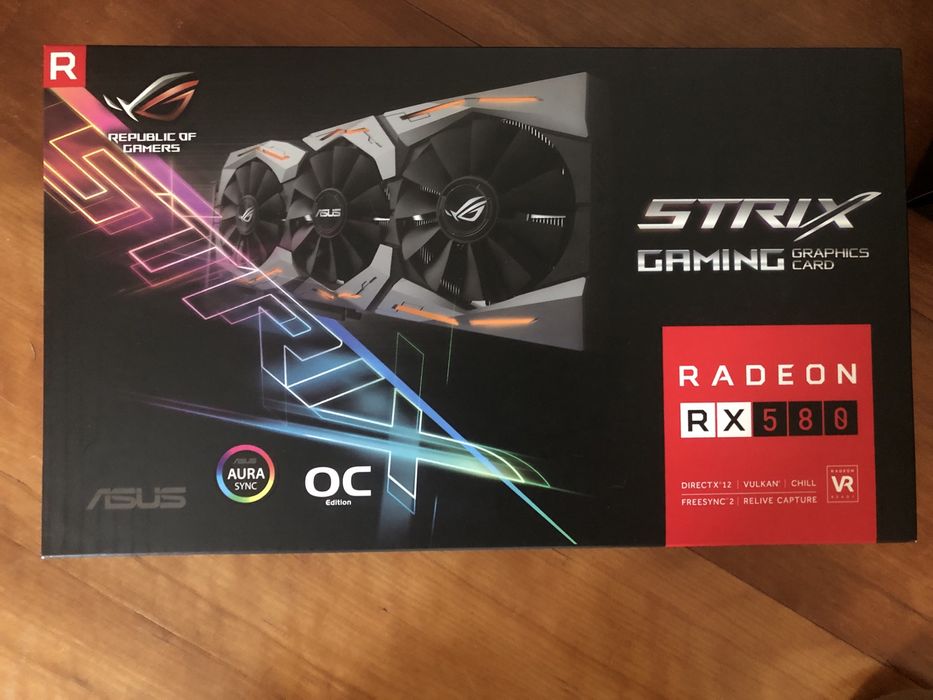 Radeon RX 580 8GB ROG STRIX OC - Estado Excelente