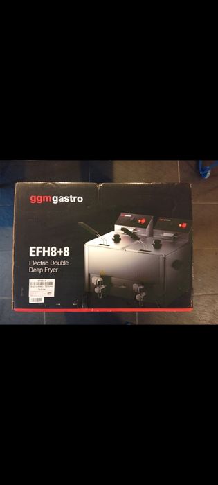 Eletric Double Fryer EFH8+8 GGM Gastro ( Fritadeira Elétrica Profissional)