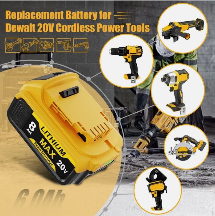 Акумулятор DeWALT 20 volt max 8.0Ah Li-Ion