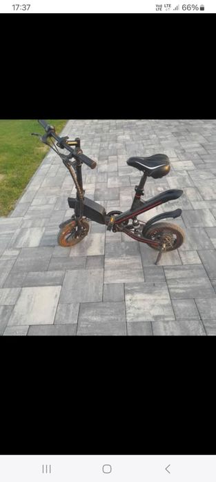 Rowerek składany elektryczny