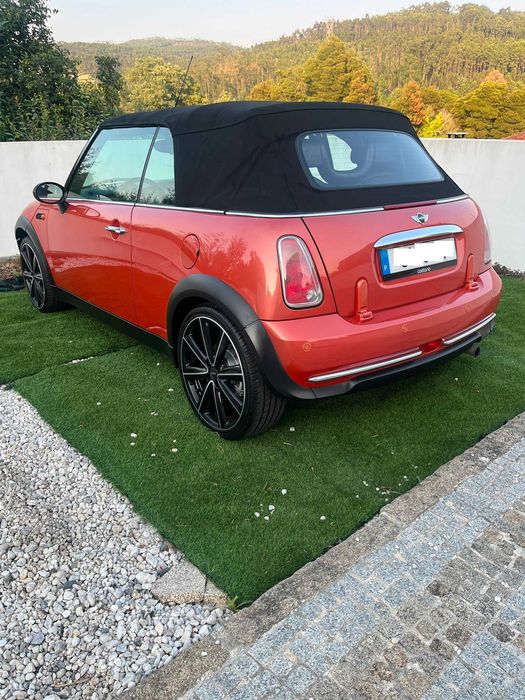 Mini Cabrio Laranja fogo