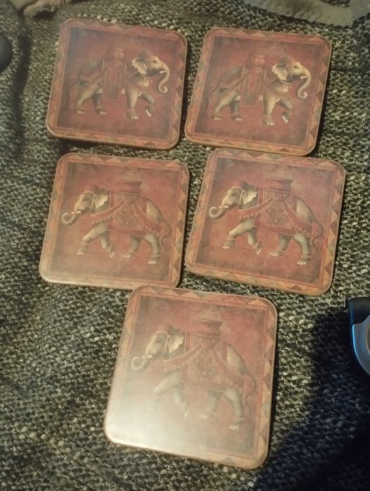 Podkładki pod szklanki słoń