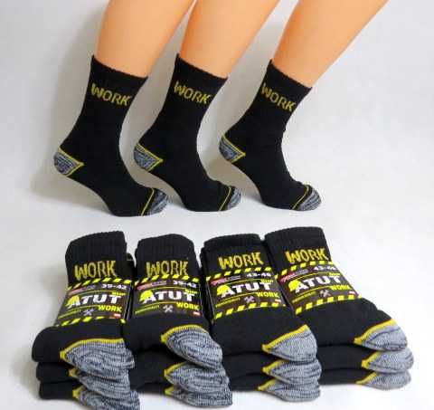 Skarpety robocze work skarpetki FROTA do pracy bhp POLSKIE 43-46 12par