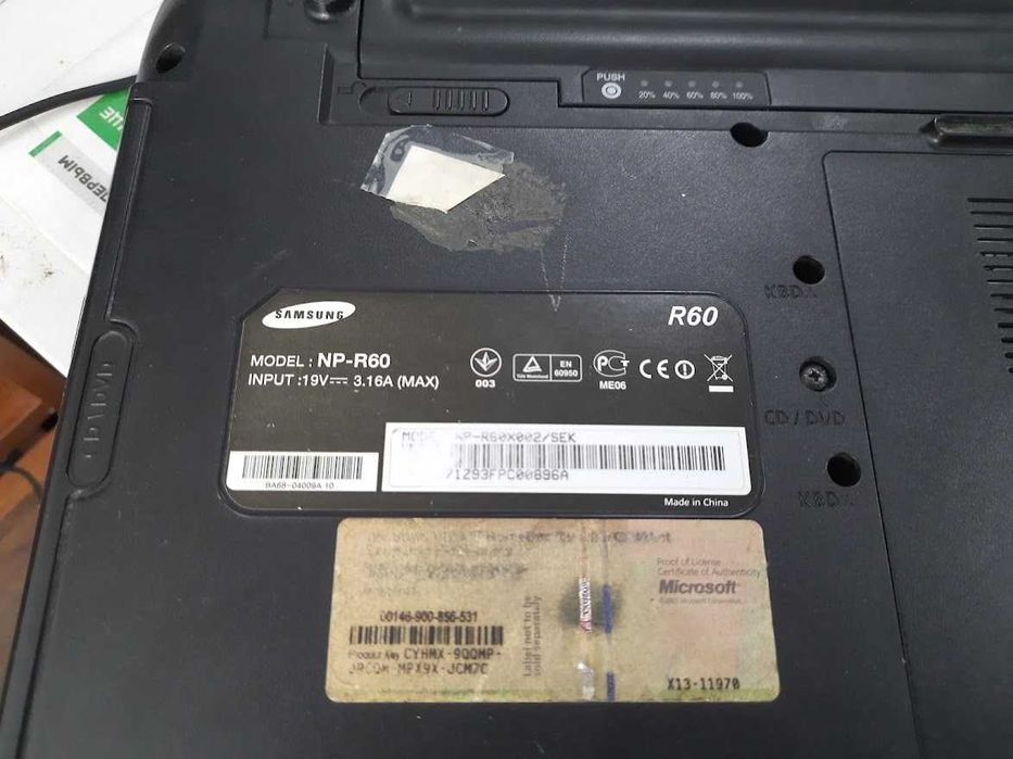 Ноутбук Samsung R60