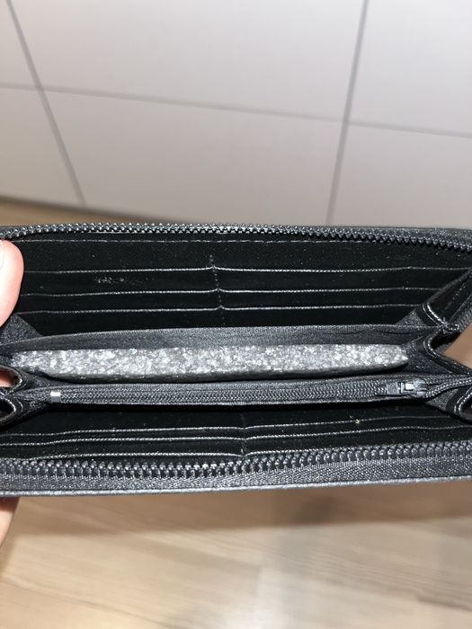 Portfel z motywem glowy karl lagerfeld