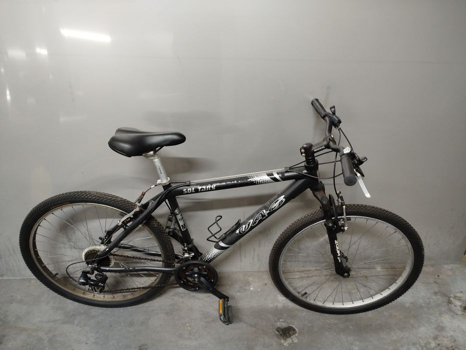 Bicicleta roda 26 preta Shimano