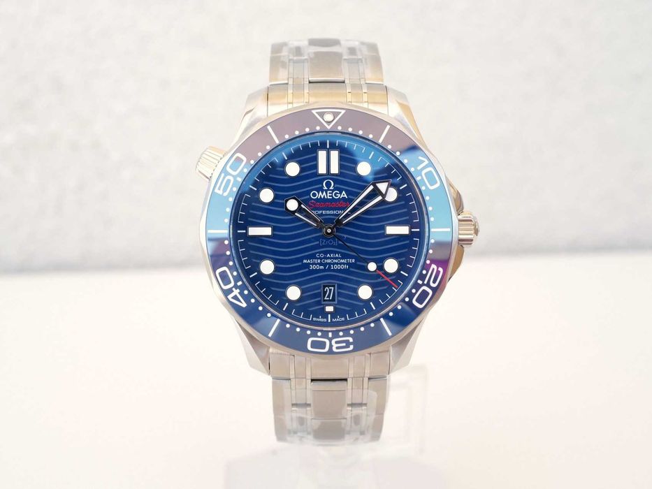 Omega Seamaster Diver 300m Co-Axial Chronometer Blue Dial 42mm NEW (2026)