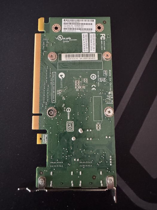 Placa Gráfica NVIDIA NVS 310 512Mb DDR3 2xDP