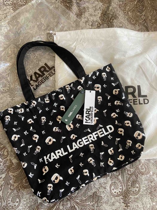Сумка Karl Lagerfeld, сумка шопер Кмрл Лагерфельд