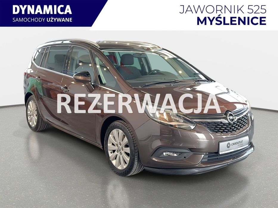 Opel Zafira Tourer 1.4Turbo 140KM M6 2017 r., sal. PL, 7-mio osobowy, komplet opon