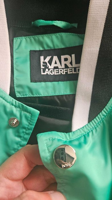 oryginalna męska kurtka bomberka Karl Lagerfeld rozmiar 50