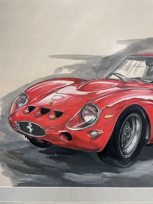Obraz ręcznie malowany, Ferrari 250 GTO
