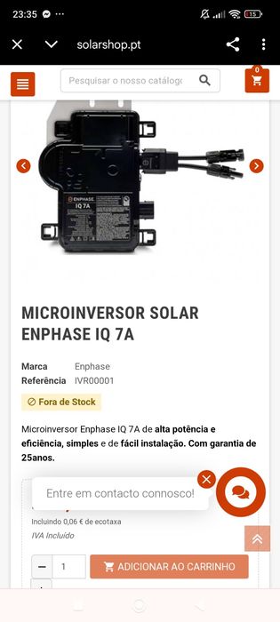 Microinversor solar ENPHASE IQ 7A