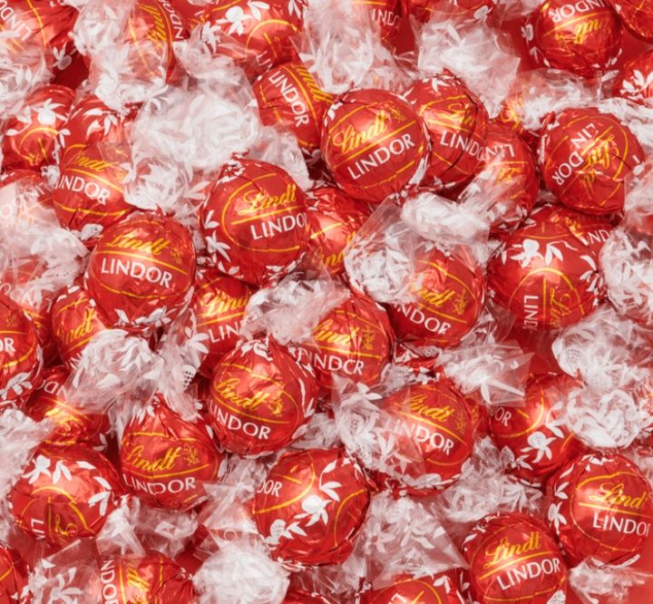 Pralinki lindor mleczne+inne produkty
