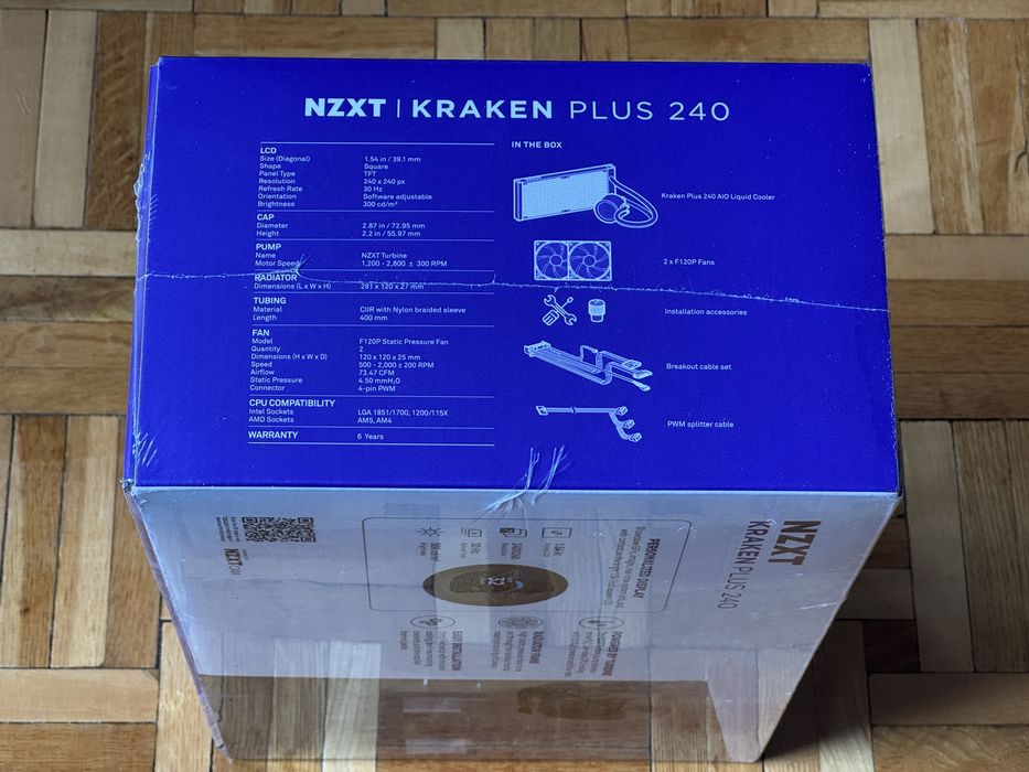 Chłodzenie wodne NZXT Kraken Plus 240