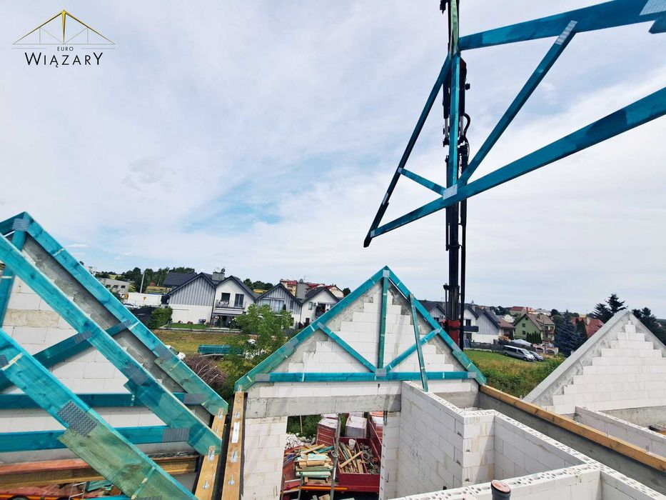 Wiązary dachowe. Projektowanie, produkcja, montaż!