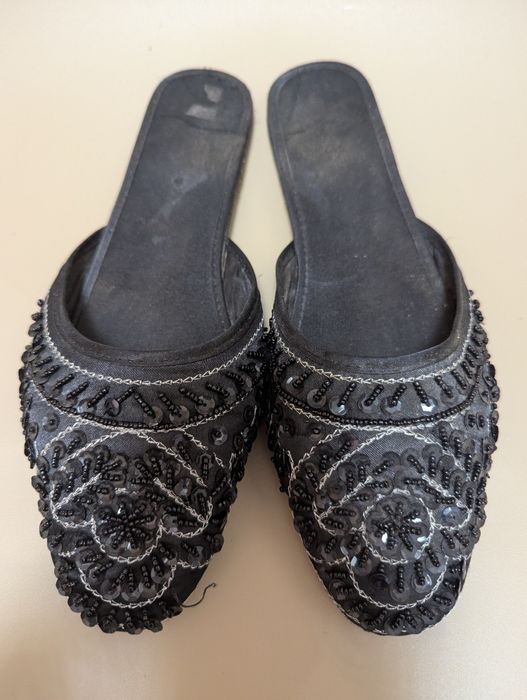 Восточные тапки мюли