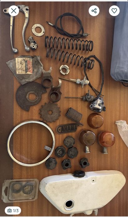 Varias peças novas e usadas Yamaha Ya7  Ya6