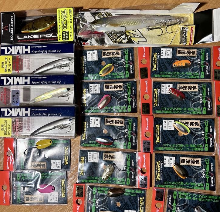 Япония, блешня SMITH, Waterland, воблери Daiwa