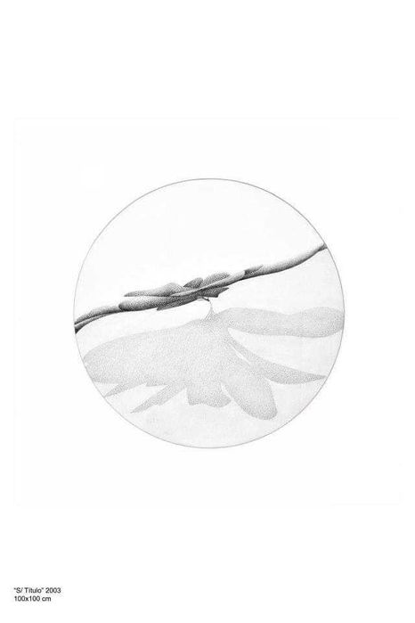 Quadro com desenho a grafite sobre papel, emoldurado