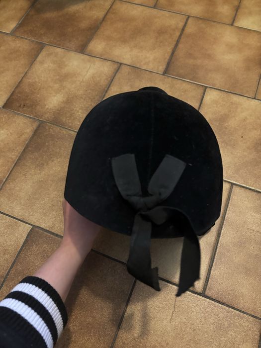 X2 Toczek / kask na konie. Czarny dziecięcy