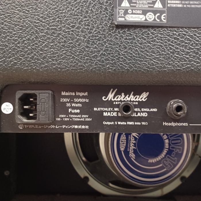 Marshall Class 5 lampowe combo gitarowe 5W zamiana