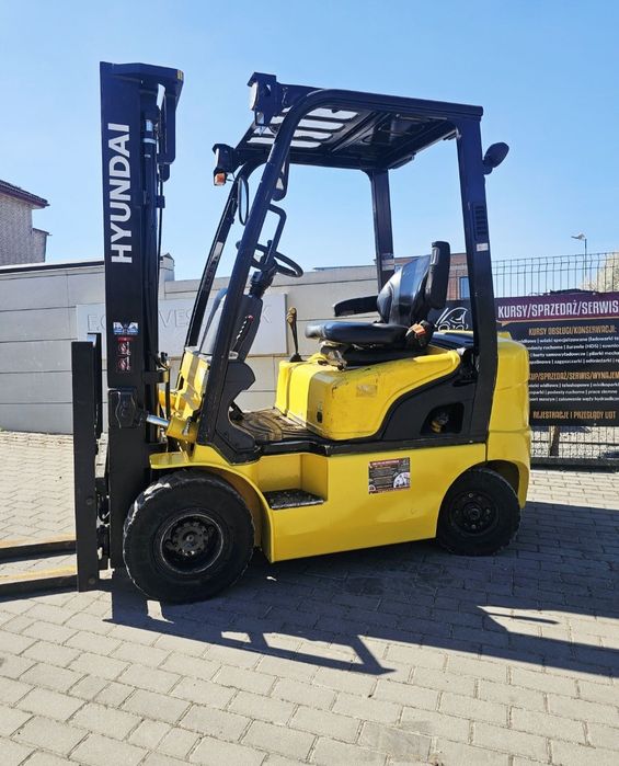 Wózek widłowy HYUNDAI 18D-7E DIESEL 2016 rok  Przesuw 3.3m  1750kg UDT Gwarancja Transport