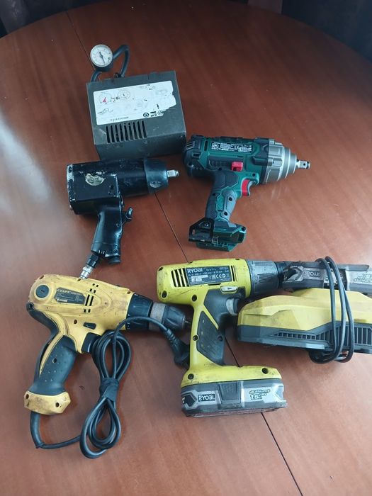 Гайковерт Болгарка Шліфувальна Parkside новий Шуруповерт Ryobi