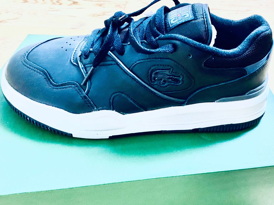 Buty Lacoste Lineshot skóra czarne 43