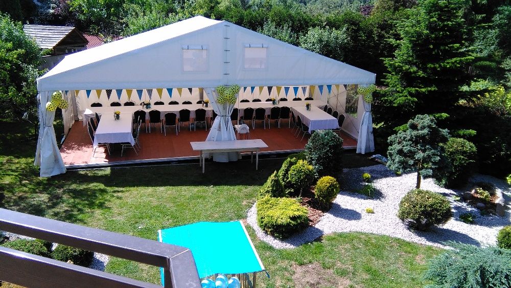 Namiot komunijny, bankietowy, ogrodowy, weselny - wynajem