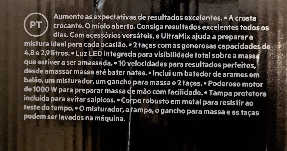 Batedeira Planetária Robot de Cozinha AEG Ultramix -Compat. Kitchenaid