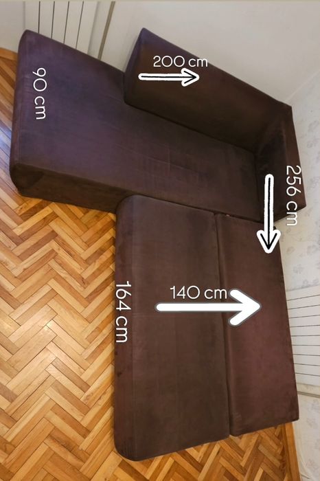 Narożnik sofa z funkcją spania