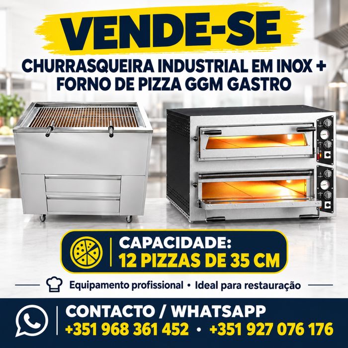Forno eletrico e churrasqueira