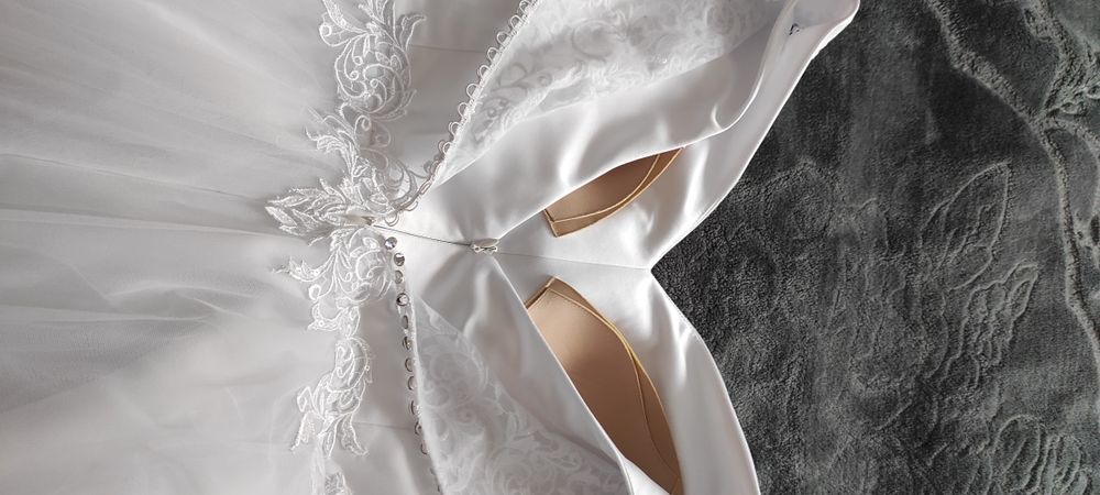 Suknia ślubna Plus size 44/46 167 7 cm obcas