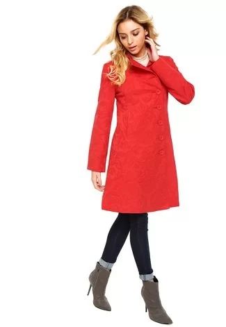 Casaco Desigual cor vermelho tamanho 42 - ÚLTIMOS DIAS