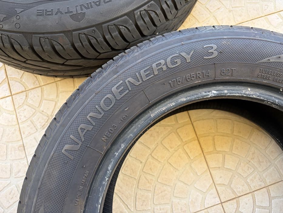 4 Pneus Semi-novos 175/65 R14 (Uniroyal e Toyo)